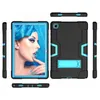 Tablet PC Protective Cases For iPad 10.9 10th Gen 2022 Pro 11 12.9 2021 10.2 8th Gen Air 5 4 Mini 6 3 Kickstand Shockproof Silicone Shell