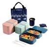 Ensembles de vaisselle A32 Bento Lunch Box pour enfants femmes Kawaii