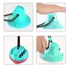 2 Styles Dog Toys & Chews TPR Oval Food Molar Tooth Cleaning Bone-shaped With Rope Bell Toy Bite-resistant for Big and Small Pet Dog