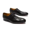 Mode Winter Mens Jurk Schoenen Lederen Gesp Lace Up Wedding Formele Oxfords Business Office Black Brown