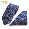 Ties For Groom 55 Styles Fashion Woven Neckties Hanky Cufflinks Set For Wedding Party Freeshipping
