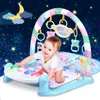 Nouveau bébé Music Rack Play Mat Kid Tapis Puzzle Tapis Piano Clavier Infant Playmat Early Education Gym Crawling Game Pad Toy 210402