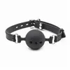 Groothandelsprijs rose siliconen gag bal bdsm bondage beperkingen open mond ademend koppels elastische harnas riem jam seksspeeltje voor vrouwen accessoires