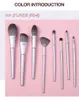 Alta Qualidade O.Two.o 8 pcs Profissional Maquiagem Brush Kit Ferramentas de Beleza Cosméticos Pó Sombra Fundação Escovas Macias