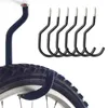 Ganci per Bici, Set di Ganci per Biciclette per Impieghi Pesanti, Appendiabiti per Utilità Avvitabili Capannone Garage Gancio da Giardino Rivestito in Plastica per Parete 210609