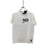 ファッションデザイナーメンズTシャツ高品質最新レディース文字プリント半袖ラウンドネックコットンティーポロサイズS-5XL
