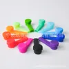 Smoking blown glass handmade pipe heat-resistant spoon mini bowl unique silicone set