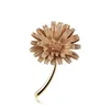 Tournesol Broche Broche Métal Or Émail Fleur Broches Costume D'affaires Robe Tops Corsage Épinglettes Femmes Hommes Mode Jewelr Will et Sandy