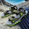 Trendy Men's Sandals Summer Lady flip-flops Breathable Gentlemen Flip Flops Soft Bottom Sandy beach shoes