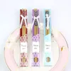 Baguettes en bambou baguettes pratiques bois naturel nouveau Style baguettes faveurs de mariage personnalisées cadeaux Souvenir cadeau