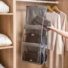 Kledingkast Dubbele Zij Opknoping Organisatoren 6 Zakken Opslag Handtas Organizer Bag Closet Boxes Bins