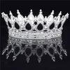 Crystal Vintage Royal Queen King Tiaras and Crowns Men/Women Pageant Prom Diadem Hair Ornaments Wedding Jewelry Accessories 211109