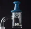 최신 흡연 OD25mm 석영 Banger 손톱 회전 수화물 모자 10mm 14mm 18mm 남성 여성 Domeless 5mm Banger for dab rig bong