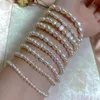 Link Chain Fashion Real Natural Freshwater Baroque Pearl Armband Bangles For Women Peace Stone Pärlor smycken gåvor året Fawn22