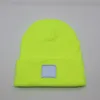 Bonnet de Ski en plein air hommes Designers Beanie chapeaux couleur unie unisexe automne femmes bonnets tricotés réfléchissants casquette