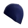 Bonnet de bain adulte couleur unie bonnets de bain chapeau tissu plusieurs Styles Force élastique Portable piscine approvisionnement