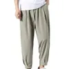 Calças casuais masculinas de verão cor sólida fina calças soltas harajuku streetwear sweatpants homem calças x0723