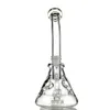 9 -дюймовые кальяны стакана Dab Grag Glass Bongs Швейцарские перколяторные переработки водные трубы Небольшая труба душевой палоч