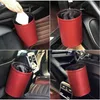 Novo armazenamento de carro busket interior recipiente de lixo para organizador de resíduos titular lata de lixo à prova dwaterproof água bin dobrável auto accessori