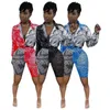 Bandana Print Two Peice Set voor Dames Matching Sets Crop Top Shirts Biker Shorts Sweat Suits Sexy 2 Stuk Sets Womens Outfits Y0625