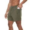 Shorts pour hommes hommes Gym musculation vêtements de sport hommes sport cinq points pantalon droit couleur unie en plein air Fitness Jogging décontracté