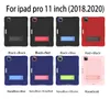 Étuis pour tablette pour IPad Air 4e génération 10.9 2020 Pro 11 pouces 2020/2018 avec fonctions de béquille Housse de protection antichoc anti-chute