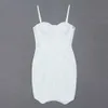 Ocstrade White Bandage Dress Arrival Ribbed Bodycon Summer Women Sexy Club Party Birthday Outfit 210527