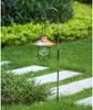Обновить висящий фонарь солнечного света с пастырным крюком металлической водонепроницаемой для дорожного сада на открытом воздухе