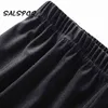 SALSPOR 8XL taille haute taille plus taille gros legging chaud longueur cheville hiver bureau dames épais pantalon brillant ajustement 150kg mm 211221