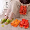 Leuke Cartoon Vrouwen Thuis Slippers Grappige Rivierkreeft Zomer Badkamer Dames Slides Antislip Indoor Koppels Schoenen Slippers qq130 210625