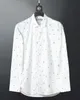 Spring Fashion Print Longsleeve High Cotton Men Designer Casual Shirt Aziatische maat S-3XL242T