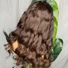 Vague crue Remy vierge bouclés vagues vendeur en gros perruques brésilien naturel noir cheveux humains pour femme frontale 360 perruque de dentelle