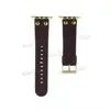 Top Luxury LL Wristband strap Watchband Link Chain Gold Rivet Watchbands 42mm 40mm 44mm 38mm 45mm 41mm Strap Bands Leather Watch Band Bracelet