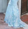 Juniros Sexy Mermaid Halter High Neck Long Evening Dresses Women Tulle Lace Sleeveless Plus Size Prom Party Pageant Gowns