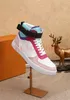 Rivoli Sneaker Run Buty zamszowe cielę skórzana gumowa podeszwa luksusowe projektanci trampki BOOMBOX Runner High Top Casual Shoe Trener