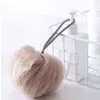 3 st bast wisp huid scrubber washandje lichaamsverzorging schoonmaken badkamer gereedschap bad bubble bal douche gel schuimende spons mesh w220304