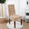 Chair Covers 1/2/4pcs Printed Dining Cover Spandex Elastic Slipcover Removable Anti-dirty Kitchen Seat Case For Banquet