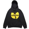 American trend men's sweatshirts retro hiphop rap Wudang school printed hooded sweater