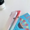 Gradient Rainbow Glossy Candy Color Soft TPU Telefon Väskor Kamera Skydd för iPhone 13 12 11 Pro Max XR XS X 8 7 Plus SE2 Science Fiction Style Cover Case