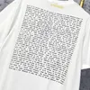 T-shirts T-shirts 2022Ss Ader Handwriting Logo T-shirt Män Kvinnor Aderrerror Tee Back Lettering Design Tops
