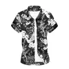 Новая летняя пута вниз мужская рубашка хлопка с коротким рукавом пляжные каникулы цветочные рубашки плюс размер мужчина 5xl 6xl 7xl 210412