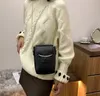 Cross Body Pearl Chain Bag Single Shoulder Cross-Slung Mobiltelefon Sommar Kvinna 2021 Fashion Mini Casual Thrifty Texture