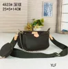 3 piece set bags women crossbody handbag purses lady tote bag Coin Purse three item Genuine Leather Handbags L305