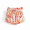 Deat vrouwen printen shorts aankomsten hoge taille alle match mode temperament lente zomer 11d1702 210709