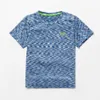 Mozaika z krótkim rękawem Szybkoschnąca t-shirt dla małych dzieci / dzieci 210528