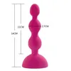 NXY Anal Toys Vibromasseur Sexuel Pour Femmes Perles Vibrantes Plug 10 Vitesses Masseur De Prostate Télécommande Sans Fil G Spot Vibration 1203