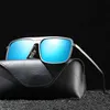 Aluminium-Magnesium-Sonnenbrille für Herren/Damen, klassisch, polarisierte TAC-Linse, quadratische Brille, Antireflex-Sonnenbrille, Oculos de Sol