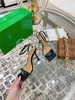 Sexy Chain high heel strap fashion sandals square toe personality ins net red slippers 8 colors large size 34-42