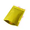 Colorful opaco con zip serratura con zip per animali domestici stoccaggio sacchetti di imballaggio di vari taglie regalo imballaggio con cerniera con cerniera Seal Mylar Stail Bag