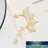 1 stks strass stars manchet clip op oorbellen zonder piercing vrouwen goud kleur kristal grote oor manchet mode-sieraden cadeau fabriek prijs expert ontwerp kwaliteit laatste